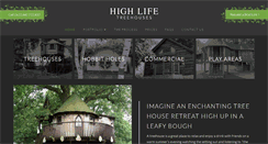 Desktop Screenshot of highlifetreehouses.co.uk